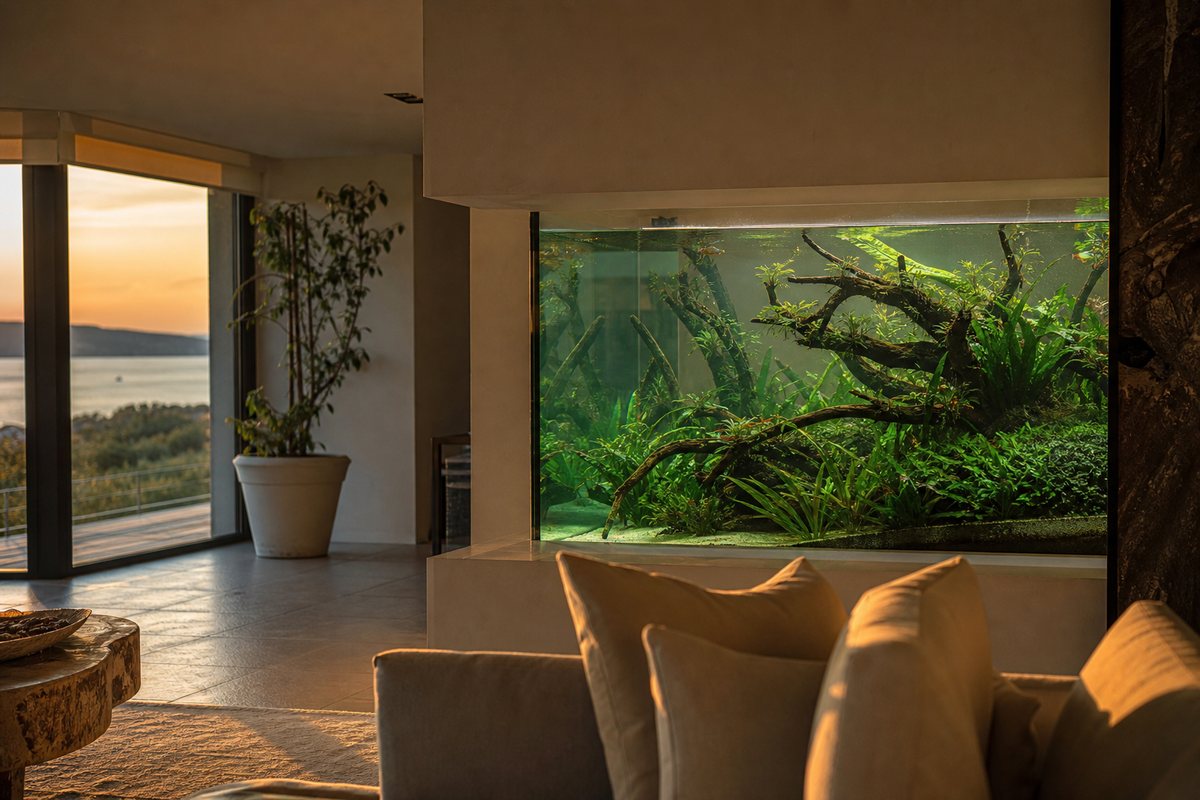 Réalisation d'aquarium sur mesure Aquascape