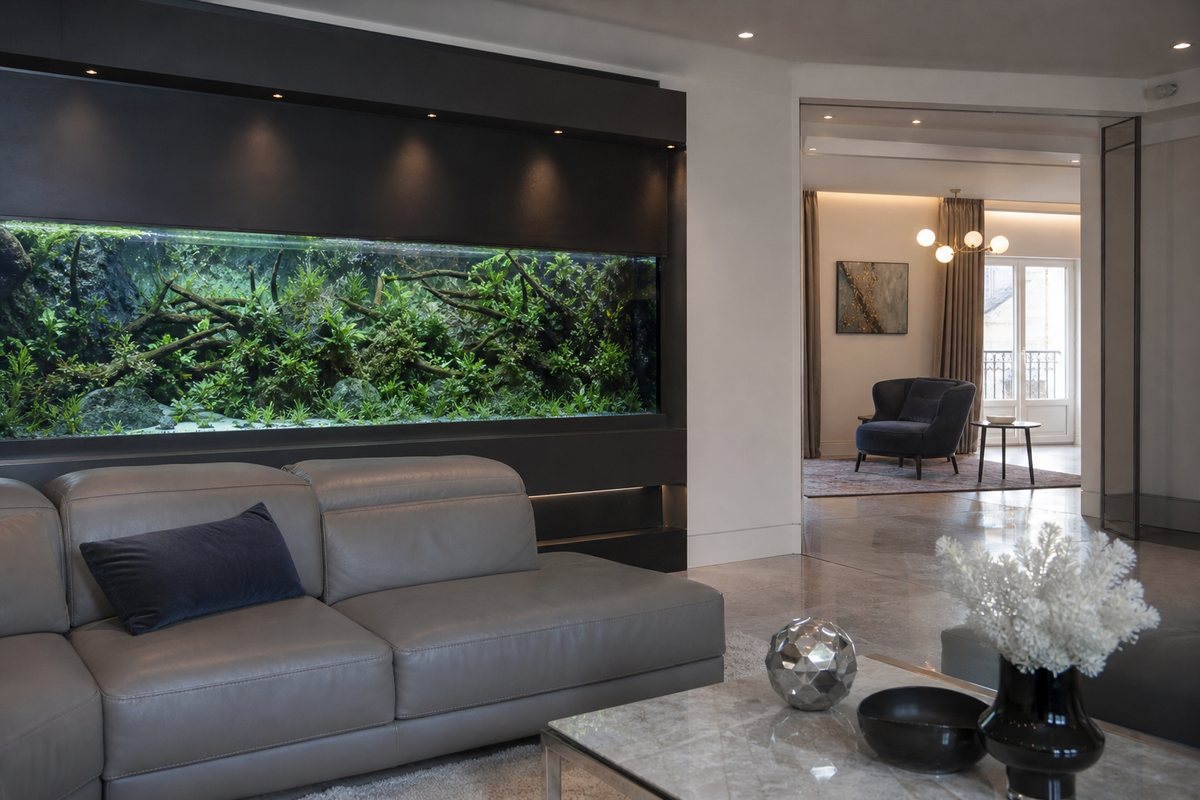 Réalisation d'aquarium sur mesure Aquascape